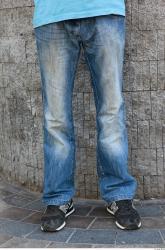 Leg Man White Casual Jeans Average